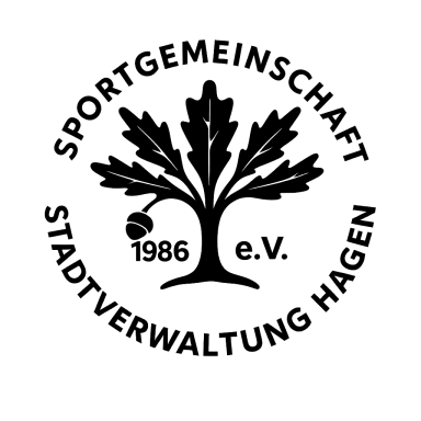 Das Vereinslogo des Sportgemeinschaft mit einer jungen Eiche im Zentrum